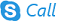 Skype icon with improperly italicized lettering