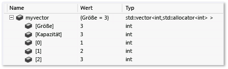 std::vector using ArrayItems expansion