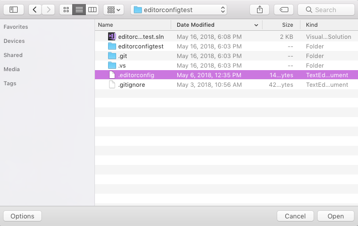 adding a new file window