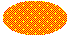 Abbildung einer Ellipse, gefüllt mit winzigem Schachbrett mit Aussparungen in Form von Pluszeichen über einer Hintergrundfarbe