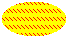 Abbildung einer Ellipse, die mit Zeilen mit Schrägstrichen über einer Hintergrundfarbe gefüllt ist 