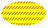 Abbildung einer Ellipse, die mit Zeilen mit umgekehrtem Schrägstrich über einer Hintergrundfarbe gefüllt ist 