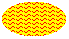 Abbildung einer Ellipse, die mit Linien von Tildenzeichen über einer Hintergrundfarbe gefüllt ist 