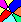 Screenshot eines kleinen Quadrats, das mit verschiedenen Farben gefüllt ist