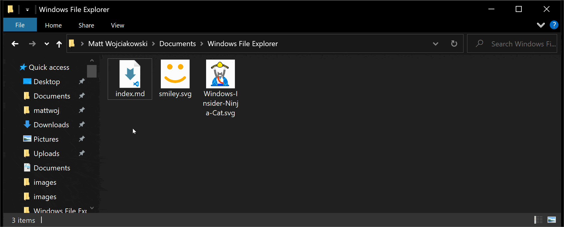 PowerToys Vorschaufenster-Demo für Windows 10