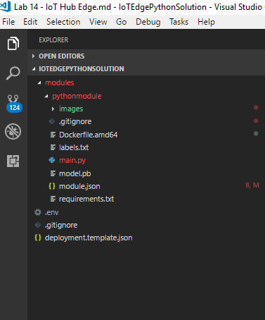 Screenshot des fensters Explorer Der Python-Modulordner ist geöffnet.