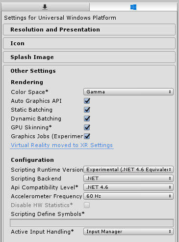 Screenshot of the Other Settings tab, which shows the settings that are enabled according to the outlined steps.
