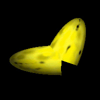 Abbildung einer gemischten Banane ohne Geometriemischung