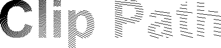 Abbildung, die denselben Text zeigt, aber mit Linien anstelle von Volltonschwarz gefüllt ist
