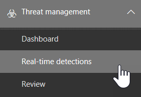 Real-time detections