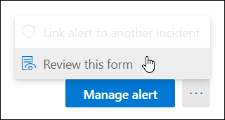 Review this form option