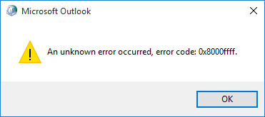 Screenshot of the error message received when adding a data file in the Mail applet.