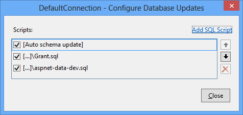 Configure Database Updates for membership database