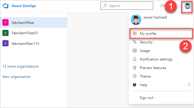 Screenshot showing user profile settings screen.