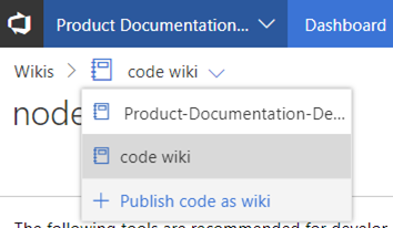 public code as wiki action