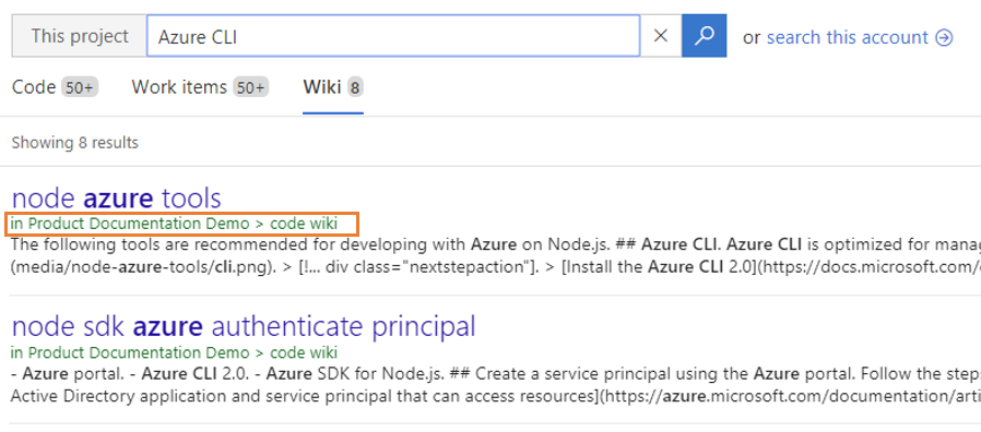 search results for Azure CLI