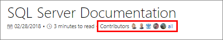 Content contribution recognition