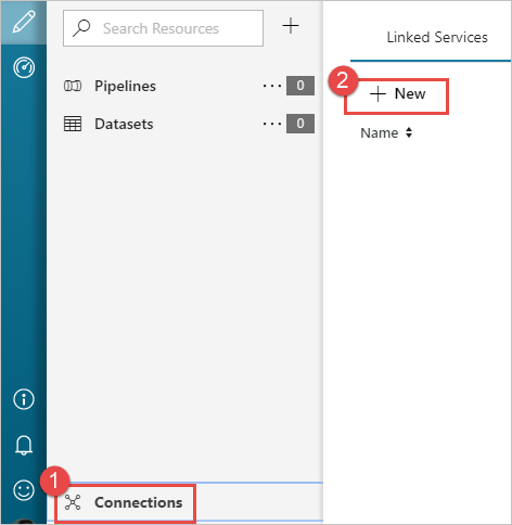 Create connections in Azure Data Factory.