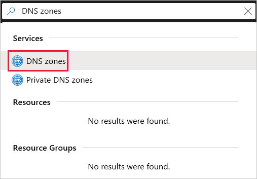 DNS zone