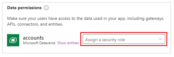 Assign a security role.
