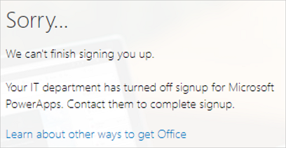 It turned off sign-ups