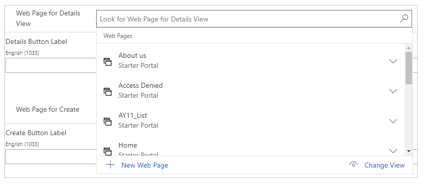 Add view details page.