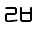 Illustration seventy-three of trailing consonant U 1 1 B 2 represented as a glyph.
