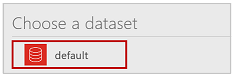 Select dataset.
