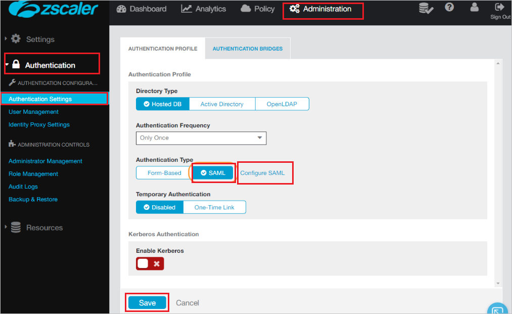Screenshot shows the Zscaler site with steps as described.