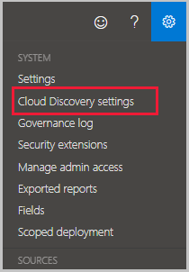 Discovery settings tab.