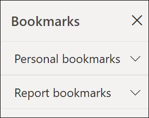 Show dropdowns for both types of bookmarks.