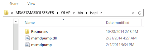 Folder structure of MSMDPUMP files