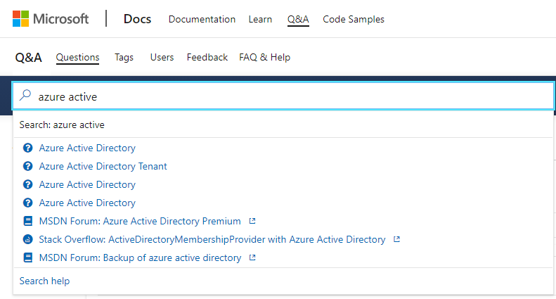 MSDN & TechNet Forums and Stack Overflow integration