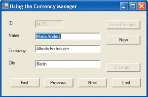 Figure 2 Currency Manager Interface