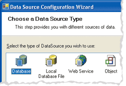 Figure 2 Data Source Config Wizard