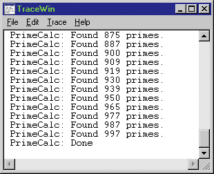 Figure 6 PrimeCalc Output in TraceWin