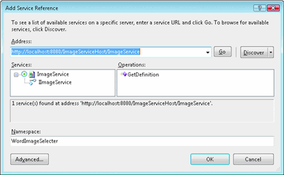 Figure 7 Add Service Reference Dialog