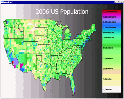 Figure 1 Population Mapping Application