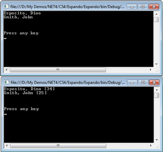 Image: Two Sample Console Applications Driven by an XML File