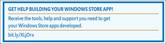 Get help building your Windows Store app!