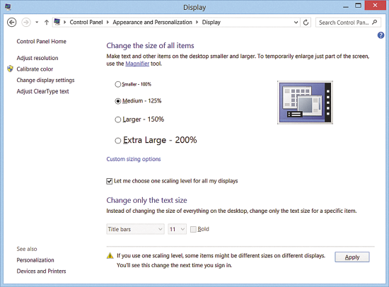 Pre-Windows 8.1 PC Setting Affecting Desktop Applications