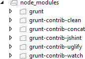 grunt node_modules