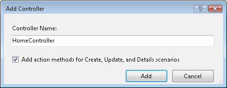 The New Project dialog box