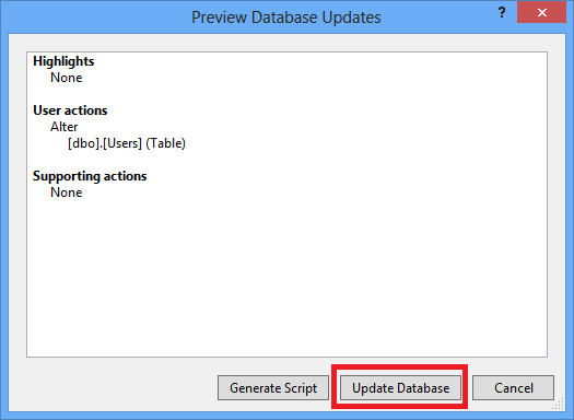 Preview Database Updates