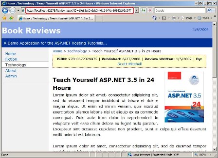 The Review for Teach Yourself ASP.NET 3.5 in 24 Hours