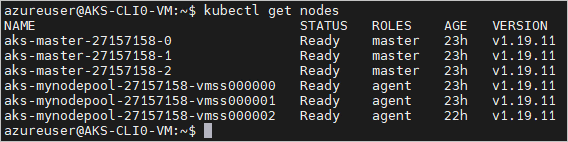 verify the connection to your cluster