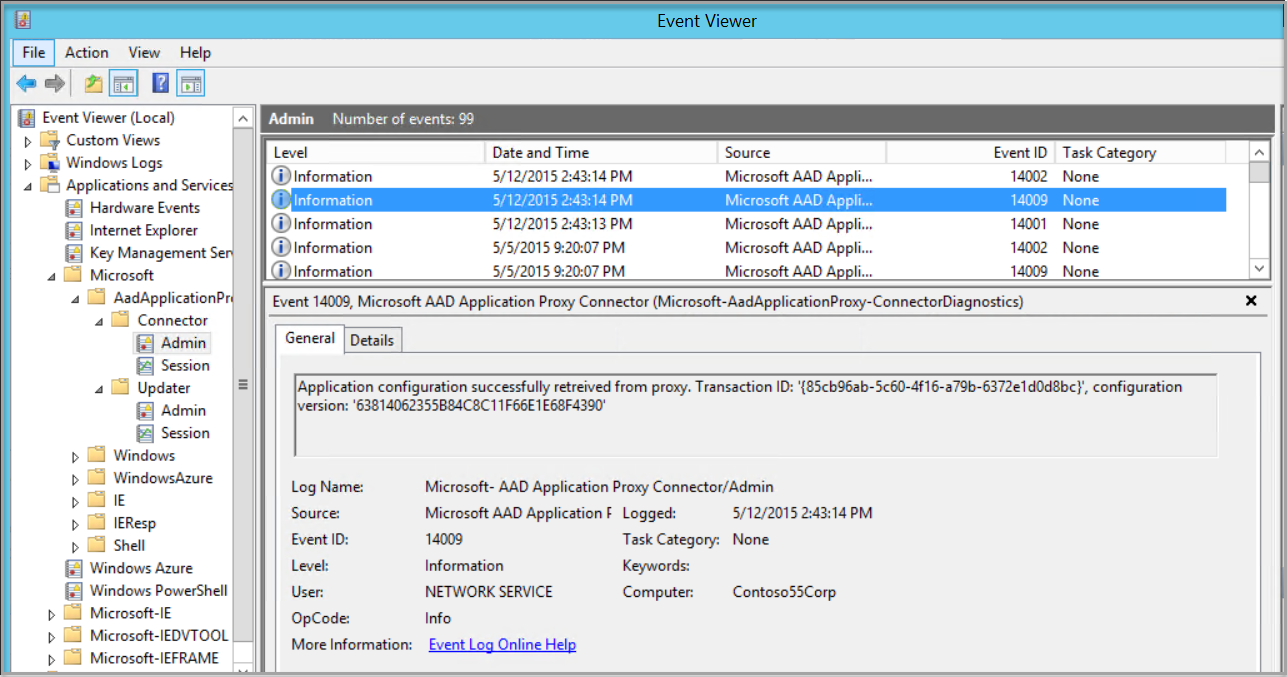 Manage event logs with the Event Viewer