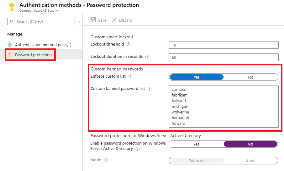 Password Protection In Azure Active Directory Microsoft Docs