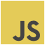 This image shows the JavaScript logo