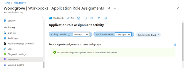 View app role assignments